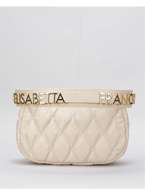 Embossed fabric hobo bag with lettering Elisabetta Franchi ELISABETTA FRANCHI | Bag | BS63A47E2CI4